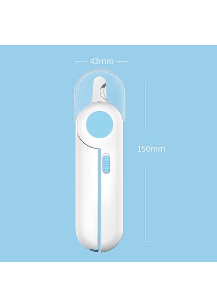Mavi LED Pet Kedi Köpek Tırnak Makası Kesici Orak Paslanmaz Çelik Bakım Makas Clippers Köpek Kedi Pençeleri Köpek Kaynağı (Yurt Dışından)