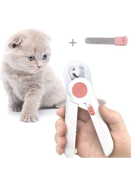 Mavi LED Pet Kedi Köpek Tırnak Makası Kesici Orak Paslanmaz Çelik Bakım Makas Clippers Köpek Kedi Pençeleri Köpek Kaynağı (Yurt Dışından)