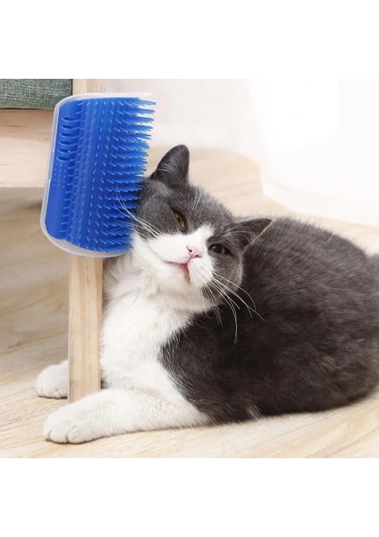 Büyük Mavi Ambalajsız Kediler Fırça Köşe Kedi Masajı Kişisel Bakım Tarak Kedi Tarak Fırça Gıdıklama Tarağı İle Yüzü Ovalar Evcil Hayvan Bakım Pet Kedi Aksesuarları (Yurt Dışından) fiyatları