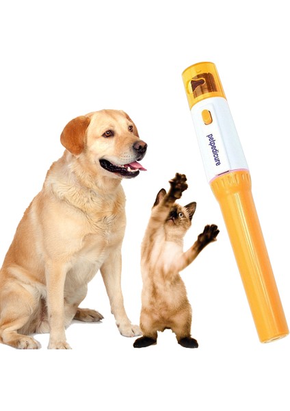 Sarı Evcil Hayvan Tırnak Makası Köpek Kedi Köpek Kedi Elektrikli Tırnak Bakım Öğütücü Güvenli Düzeltici Makası Tırnak Törpüsü Köpek Için (Yurt Dışından)