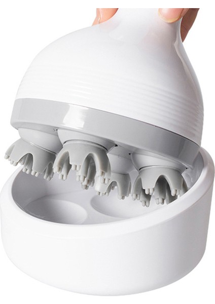 Beyaz Elektrikli Kafa Masaj Cihazı 3D Stereo Saç Derisi Stres Relax Kafa Masaj Aracı Saç Dökülmesini Önlemek Vücut Derin Doku Yoğurma Masajı (Yurt Dışından) fiyatları