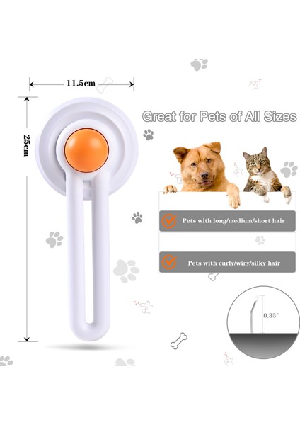 Sarı Kimpets Kedi Saç Tarak Kedi Bakım Köpek Fırça Slicker Tavşan Iğne Tarak Karışık Banyo Temizleme Evcil Hayvan Malzemeleri Aksesuarları (Yurt Dışından) indirimleri