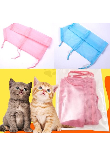 Stil 5 52 36 32CM Pet Kedi Banyo Örgü Çanta Ayarlanabilir Çok Fonksiyonlu Ayarlanabilir Çizilmez Çekmeye Dayanıklı Polyester Bakım Yıkama Torbaları (Yurt Dışından) indirimleri