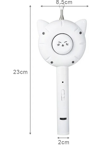 Beyaz Çok Fonksiyonlu Kedi Tarak Epilasyon Fırçası Kedi Alay Sopa Kedi Lazer Pointer Pet Masaj Tarak Bakım Malzemeleri USB Şarj (Yurt Dışından) fiyatları