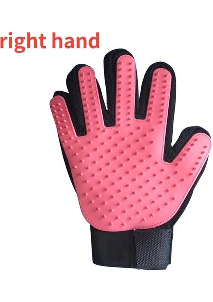 Sağ Pembe Kedi Bakım Eldiveni Kediler Için Yün Eldiven Pet Saç Dökülme Fırçası Tarak Eldiven Pet Köpek Temizleme Masaj Eldiveni Aksesuarları Için (Yurt Dışından)