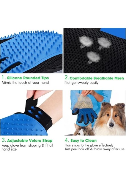 Sağ Pembe Kedi Bakım Eldiveni Kediler Için Yün Eldiven Pet Saç Dökülme Fırçası Tarak Eldiven Pet Köpek Temizleme Masaj Eldiveni Aksesuarları Için (Yurt Dışından) fiyatları