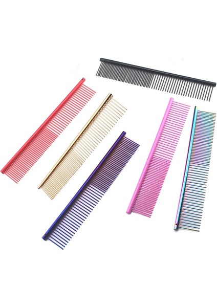 Çelik-Mor Renkli Pet Tarak Çelik Köpek Bakım Tarağı 1 Adet Saç Çıkarıcı Kedi Köpekler Temizleme Fırçası Kediler Evcil Hayvan Aksesuarları 1 Adet Renkli (Yurt Dışından) fiyatları