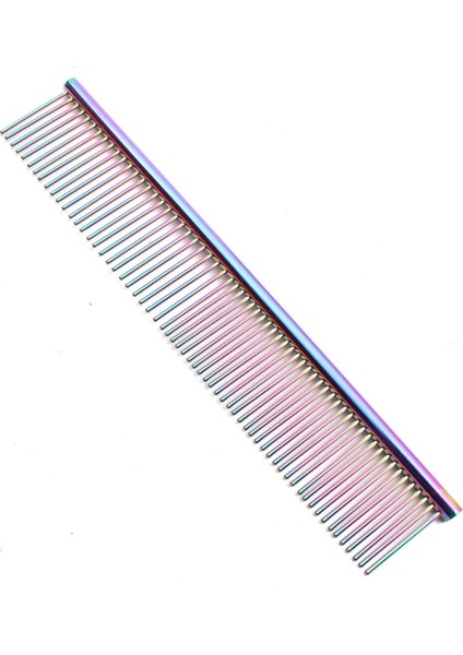 Çelik-Mor Renkli Pet Tarak Çelik Köpek Bakım Tarağı 1 Adet Saç Çıkarıcı Kedi Köpekler Temizleme Fırçası Kediler Evcil Hayvan Aksesuarları 1 Adet Renkli (Yurt Dışından) fırsatları