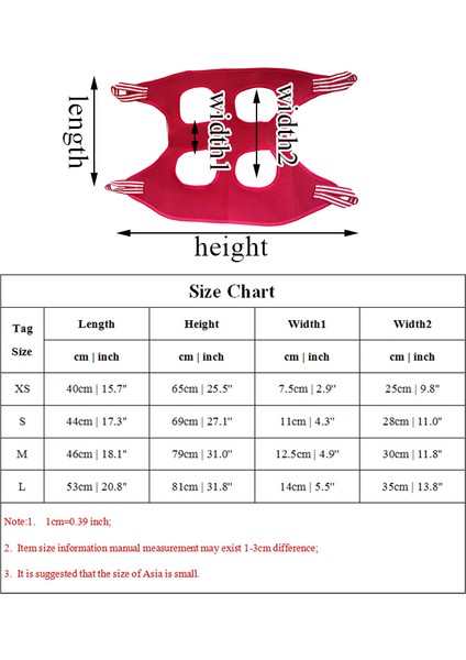 Kırmızı L Kedi Bakım Tırnak Kesme, Çizilmez Isırık Sabit Çanta Banyo Kırpma Kısıtlama Çantası Pet Güzellik Hamak Asılı Pet Malzemeleri Seti (Yurt Dışından) modelleri