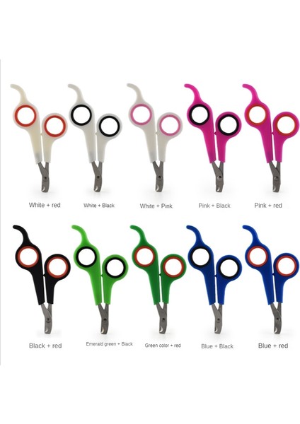 Yeşil Kırmızı Pet Tırnak Pençe Bakım Makası Clippers Köpek Kedi Kuş Oyuncaklar Gerbil Tavşan Gelincik Küçük Hayvanlar Yeni Pet Bakım Malzemeleri (Yurt Dışından) fırsatları