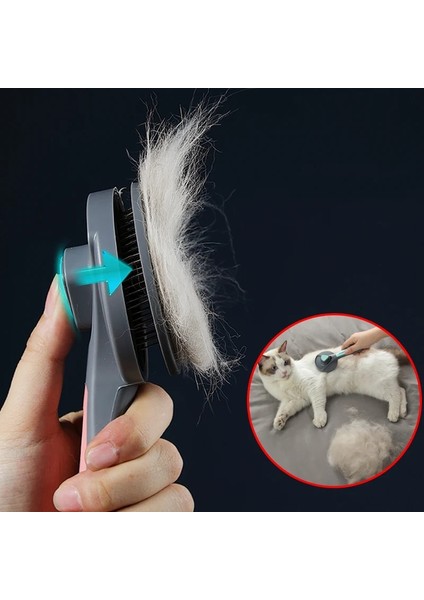 Yeşil Kedi Tarak Köpek Saç Çıkarıcı Fırça Pet Bakım Slicker Iğne Tarak Karışık Kendini Temizleyen Pet Malzemeleri Aksesuarları Kaldırır (Yurt Dışından) modelleri