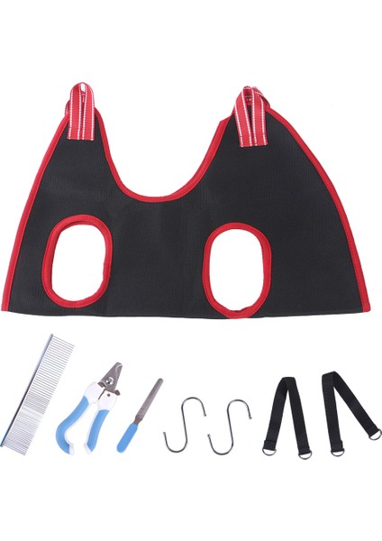 Siyah Set S Yavru Köpekler Kedi Bakım Hamak Koşum Köpek Hamak Kısıtlama Çantası Tırnak Makası/düzeltici Tırnak Törpüsü Kulak/göz Bakımı Evcil Hayvan Malzemeleri (Yurt Dışından)