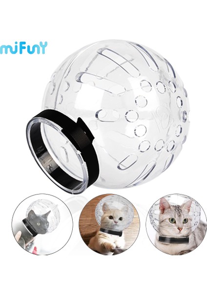 Kedi Ayak Koruyucu Anti-Isırık Kedi Namlu Yalama Önleyici Bakım Maskesi Nefes Alabilir Koruyucu Uzay Hood Kediler Kat Banyo Bakım Çantası Kedi Aksesuarları (Yurt Dışından) fırsatları