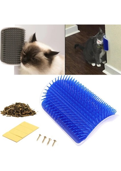 Turuncu 9 Renk Kediler Fırça Duvar Köşe Kedi Pet Masaj Kendini Damat Tarak Fırça Catnipli Kedi Ovuyor Yüz Tarak Evcil Hayvan Ürünleri Tpys (Yurt Dışından) fiyatları