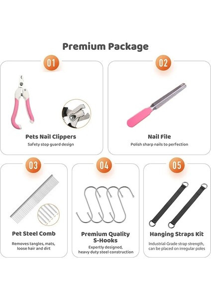 Kırmızı x Takım S Set Pet Tırnak Trim Hamak Nefes Alabilir ve Rahat Kedi Köpek Hamak Bakım Hamak Tel Demeti Net Malzeme Asılı Hamak (Yurt Dışından)