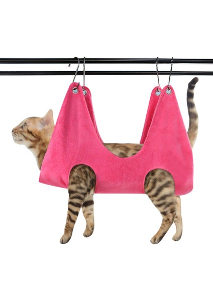 Kırmızı M Manikür Tamir Çivi Köpek Kedi Hamak Evcil Hayvan Hamağı Kısıtlama Havlu Çantası Alma Banyo Evcil Hayvan Aksesuarları (Yurt Dışından)