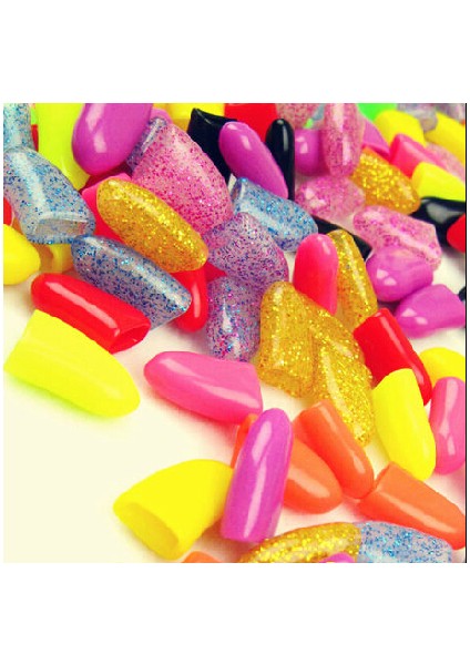 I M Sıcak Satış Çok 100 Adet Kristal Serisi Yumuşak Kedi Evcil Hayvan Tırnak Kapakları Pençe Kontrolü Paws Off + 5 Adet Yapışkan Tutkal Güvenlik Boyut Xs S M L (Yurt Dışından) fiyatları