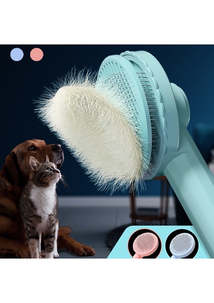Beyaz Pembe Kedi Saç Fırçası Pençe Şekli Kendini Temizleyen Pet Bakım Aracı Kısa Masaj Kazıyıcı Sökücü Köpekler Saç Dökülme Tarak Yavru Aksesuarları (Yurt Dışından) fiyatları