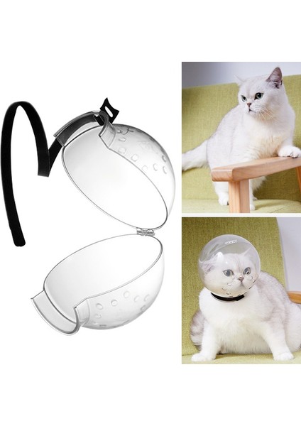 Anti-Bite Hood Anti-Yalama Bakım Maskesi Koruyucu Uzay Hood Kedi Namlu Kedi Bakım Malzemeleri Banyo Bakım Anti-Bite Nefes (Yurt Dışından) fiyatları