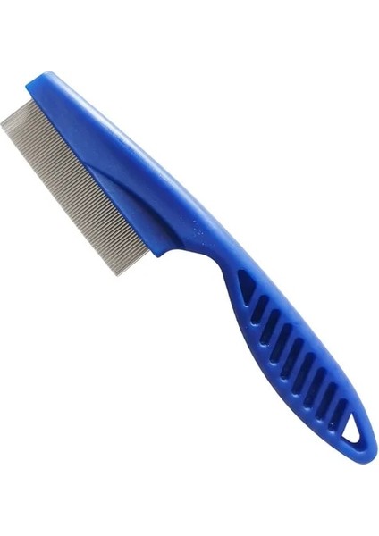 Mavi 14 cm Pet Saç Dökülme Tarak Paslanmaz Çelik Pire Tarak Kedi Köpek Için Pet Konfor Pire Saç Bakım Tarağı Köpek Kedi Kürk Temizleme Fırçası (Yurt Dışından)