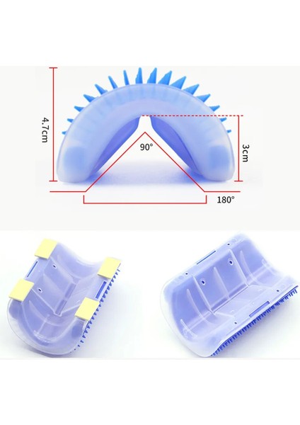 Mbh 13X8.5X4.7CM Kedi Nipelli Kedi Öz Bakım Seti Yumuşak Kediler Duvar Köşe Masajı Kedi Tarak Fırçası Gıdıklama Tarağı ile Yüzü Ovalar Evcil Hayvan Bakım Kaynağı (Yurt Dışından) modelleri