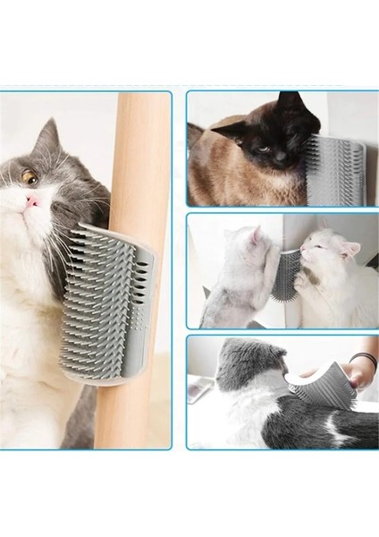 Mbh 13X8.5X4.7CM Kedi Nipelli Kedi Öz Bakım Seti Yumuşak Kediler Duvar Köşe Masajı Kedi Tarak Fırçası Gıdıklama Tarağı ile Yüzü Ovalar Evcil Hayvan Bakım Kaynağı (Yurt Dışından) indirimleri