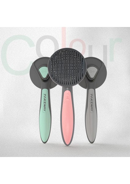 Pembe Pet Kedi Köpek Saç Dökülme Tarak Düğmesi 256 Iğne Masaj Tarak Köpek Saç Çıkarıcı Pet Köpek Kedi Fırça Bakım Aracı Pet Köpek Malzemeleri (Yurt Dışından) indirimleri