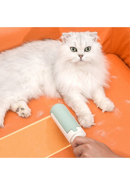 20CM Pet Kedi Saç Çıkarıcı Rulo Saç Etiket Fırçası Giysi Tüyü Elektrostatik Çok Amaçlı Köpek Kendi Kendini Temizleyen Tüysüz Saç Çıkarıcı (Yurt Dışından)