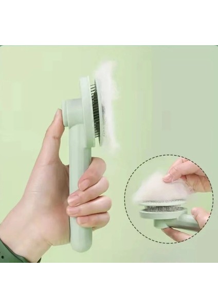 Sarı Kedi Fırça Pet Epilasyon Fırçası Kendi Kendini Temizleyen Slicker Fırça Kediler Köpekler Için Saç Çıkarıcı Kazıyıcı Yavru Tarak Bakım Aksesuarları (Yurt Dışından) modelleri