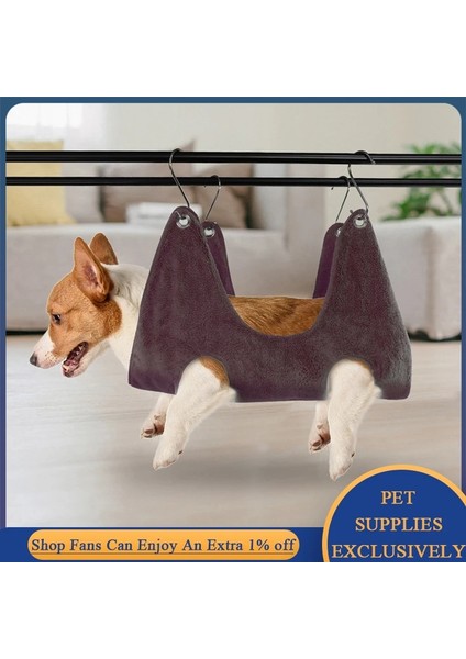 Gri Hamak M Pet Bakım Hamak Çivi Kesmek ve Saç Kurutma Için Yardımcı Köpek Yavru Kedi Kitty Pençe Bakımı Için Kırpma Banyo Kısıtlama Çantası (Yurt Dışından) modelleri