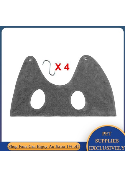 Gri Hamak M Pet Bakım Hamak Çivi Kesmek ve Saç Kurutma Için Yardımcı Köpek Yavru Kedi Kitty Pençe Bakımı Için Kırpma Banyo Kısıtlama Çantası (Yurt Dışından) fırsatları