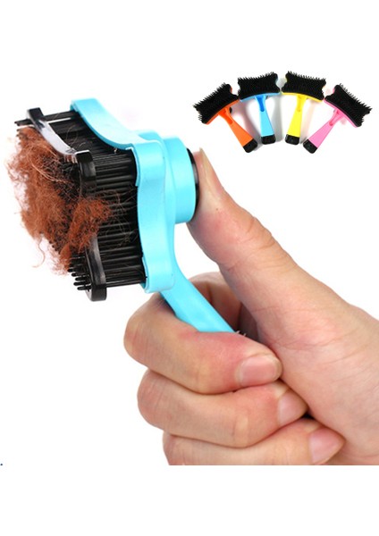 C 12.3x6.3 cm 4 Yavru Kedi Soluk Tarak Saç Fırçası Plastik Pet Köpek Küçük Köpekler Için Bakım Malzemeleri Mascota Evcil Hayvanlar Için Ürünler (Yurt Dışından) fiyatları