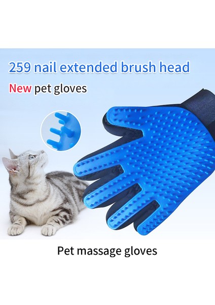 Mor Sol Kedi Eldiven Kedi Bakım Eldiveni Evcil Hayvan Fırçası Eldiven Kedi Köpek Saç Kaldırmak Fırça Köpek Temizleme Tarakları Masaj Eldiveni (Yurt Dışından) indirimleri