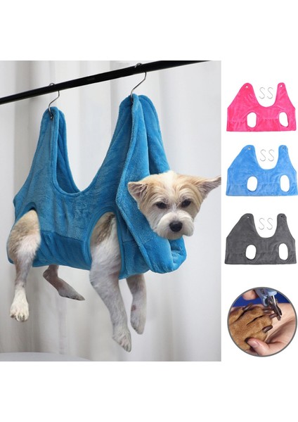 Mavi L Manikür Tamir Çivi Köpek Kedi Hamak Evcil Hayvan Hamağı cı Kısıtlama Havlu Çantası Alma Banyo Evcil Hayvan Aksesuarları (Yurt Dışından) fiyatları