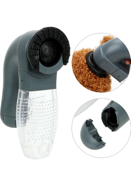 Gri M Kedi Köpek Dökülme Clipper Pet Bakım Vakum Kürk Temizleyici Taşınabilir Kedi Köpek Hayvanlar Saç Tarak Elektrikli Emme Cihazı (Yurt Dışından) fiyatları