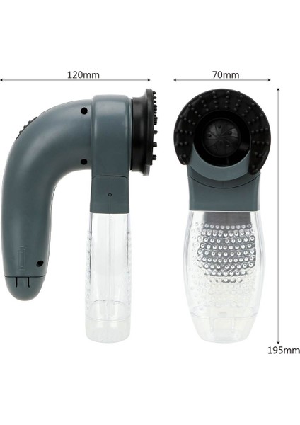 Gri M Kedi Köpek Dökülme Clipper Pet Bakım Vakum Kürk Temizleyici Taşınabilir Kedi Köpek Hayvanlar Saç Tarak Elektrikli Emme Cihazı (Yurt Dışından) fırsatları