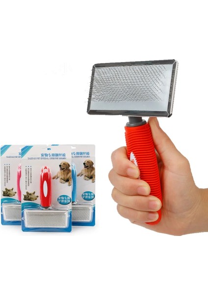 Pembe S Pet Köpek Kedi Epilasyon Iğne Tarak Slicker Masaj Aracı Kedi Kürk Temizleme Fırçası Bakım Araçları Kaymaz Köpek Tarak Ürünleri (Yurt Dışından) fiyatları