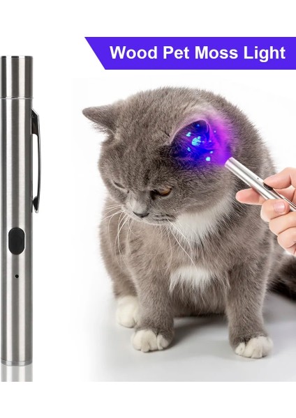 2 Adet Uv El Feneri Evcil Hayvan Mantarı Algılama Ahşap Lamba Su Geçirmez Cilt Ultraviyole Işık 365 Uv Siyah Ayna Kedi Moss Tinea Işık (Yurt Dışından) fiyatları