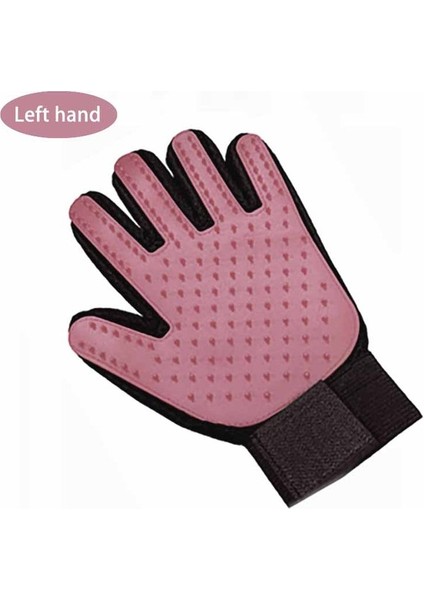 Pembe 02 Kedi Pet Bakım Dökülme Fırçası Eldiven Etkili Temizlik Sırt Masajı Hayvan Banyo Kürk Epilasyon Köpek Taraklar Kedi Fırça Pet (Yurt Dışından)