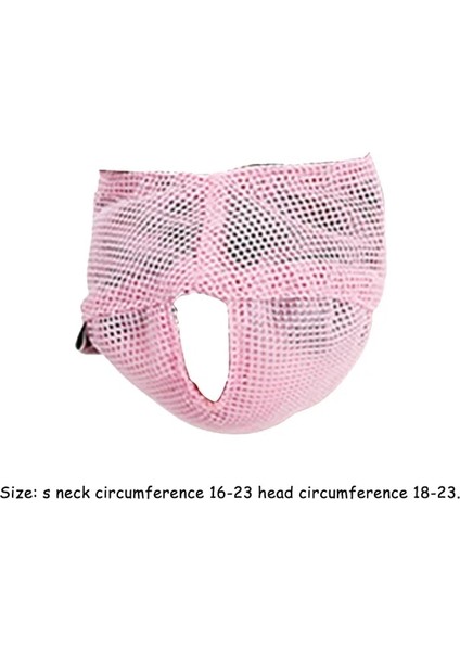 Pembe M Nefes Kedi Namlu Ağız Maskesi Kapak Pet Anti-Scratch Bite Banyo Bakım Banyo Temizleme Pet Malzemeleri (Yurt Dışından) fiyatları