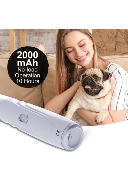 1 Takım Elektrikli Evcil Hayvan Tırnak Makası Sessiz Otomatik Köpek Tırnak Öğütücü USB Kedi Pençe Tel Kesici Bakım Giyotin Yumuşatma Köpek Malzemeleri (Yurt Dışından) modelleri