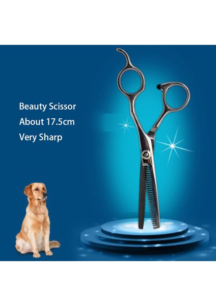 Diş Makas Uzunluğu 17.5 cm Paslanmaz Çelik Evcil Köpekler Bakım Makas Makaslar Keskin Kenar Hayvanlar Kedi Saç Kesme Berber Kesme Aletleri 17.5 cm (Yurt Dışından) indirimleri