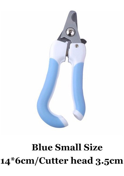 Mavi L Iki Renk Profesyonel Evcil Hayvan Tırnak Makası Köpek Kedi Paslanmaz Çelik Orak Güzellik Temizlik Malzemeleri ile Emek Tasarrufu Sağlayan Tırnak Kesici (Yurt Dışından)