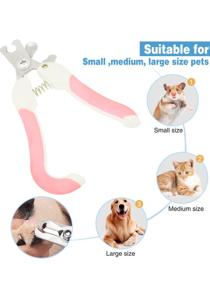 D0004A-01-S Profesyonel Evcil Hayvan Tırnak Makası Paslanmaz Çelik Kedi Tırnak Giyotin Emek Tasarrufu Sağlayan Tırnak Makası Kullanışlı Köpek Bakım Malzemeleri D0004A (Yurt Dışından) indirimleri