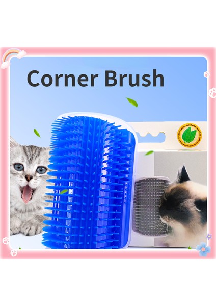 Pembe Kedi Öz Bakım Kedi Nanesi ile Yumuşak Kediler Duvar Köşe Masajı Kedi Tarak Fırça Losyonları Yüz Tarağı Evcil Hayvan Bakım Kaynağı Dropshipping (Yurt Dışından) modelleri