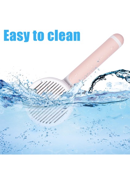 B Gri Kedi Fırça Pet Tarak Saç Köpek Saç Tarak Kedi Köpek Bakım Saç Temizleyici Temizleme Güzellik Slicker Fırça Pet Malzemeleri (Yurt Dışından) fırsatları