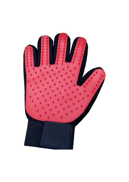 Kırmızı Sağ El Yeni Pet Fırça Eldiven Tarak Kediler Bakım Pet Atma Salon Eldivenleri Tarak El Şekilli Eldiven Köpekler ve Kediler Için Pet Temiz Tarak (Yurt Dışından)