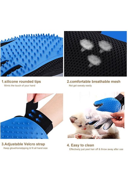 Kırmızı Sağ El Yeni Pet Fırça Eldiven Tarak Kediler Bakım Pet Atma Salon Eldivenleri Tarak El Şekilli Eldiven Köpekler ve Kediler Için Pet Temiz Tarak (Yurt Dışından) fırsatları