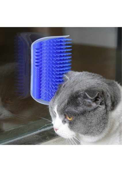 1 Adet Pet Tarak Mavi Kedi Köşe Damat Sürtünme Fırçası Pet Epilasyon Masaj Kırpma Evcil Hayvan Bakım Temizlik Malzemeleri (Yurt Dışından) fırsatları