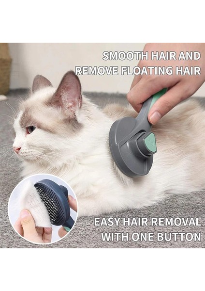 Gri Kedi Köpek Epilasyon Tarak Kedi Fırça Bakım Aracı Köpek Saç Dökülme Düzeltici Iğne Taraklar Kedi Saç Temizleme Dematting Fırça (Yurt Dışından) modelleri